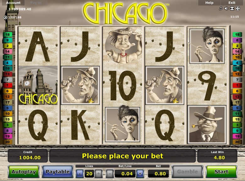 Chicago Slot Novomatic