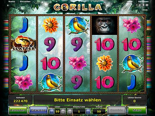 Gorilla Novoline Automat
